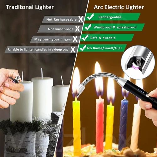 USB Rechargeable Electric Gas Lighter