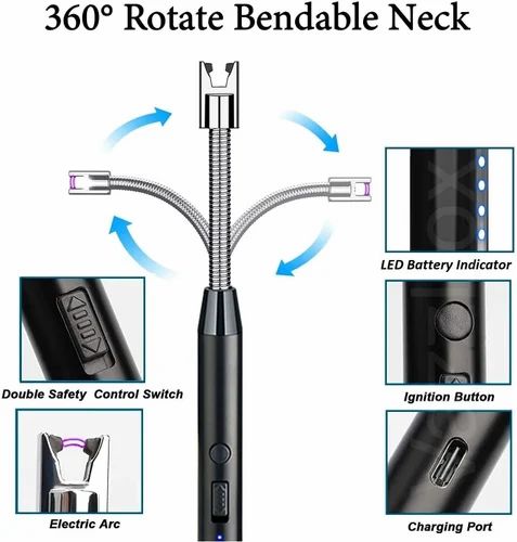 USB Rechargeable Electric Gas Lighter