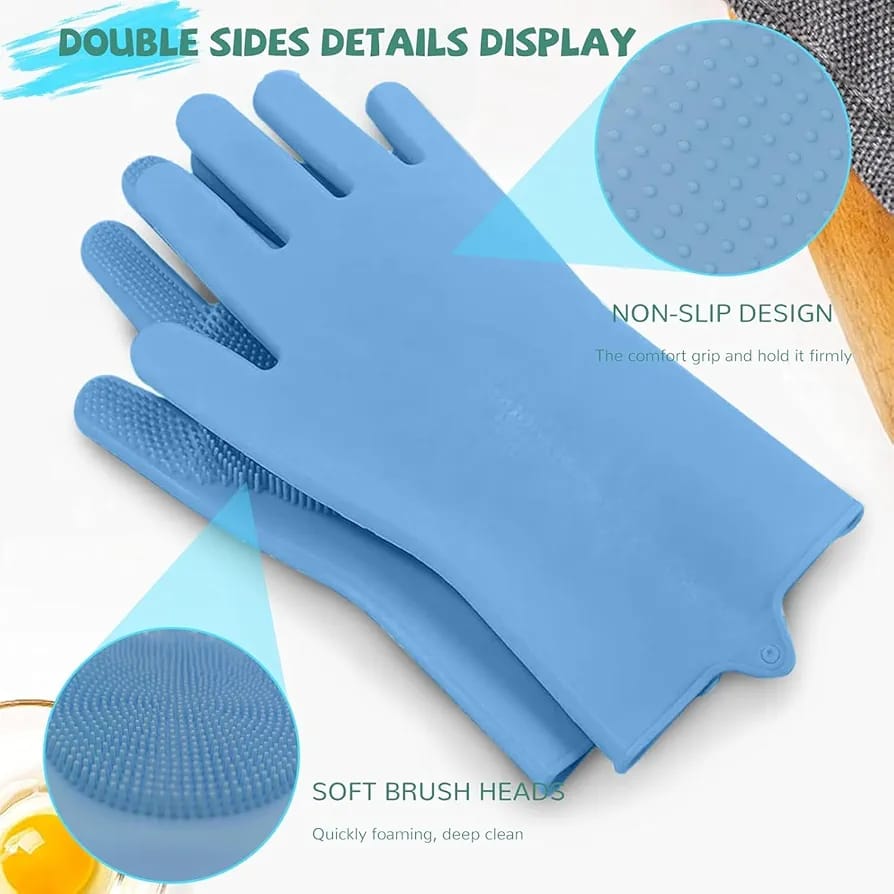 Silicone Dish-Washing Gloves