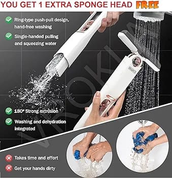 Portable Mini Sponge Mop