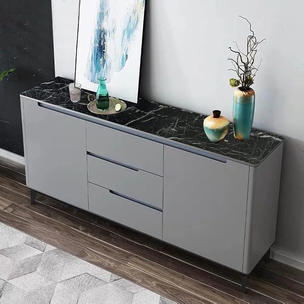 Black Marble Foil Paper