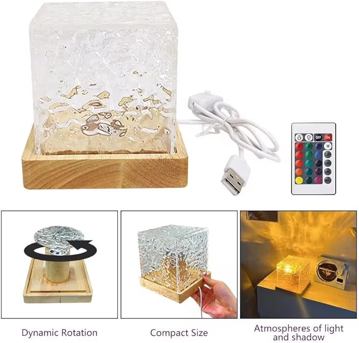 Ocean Wave Night Light Projector Lamp