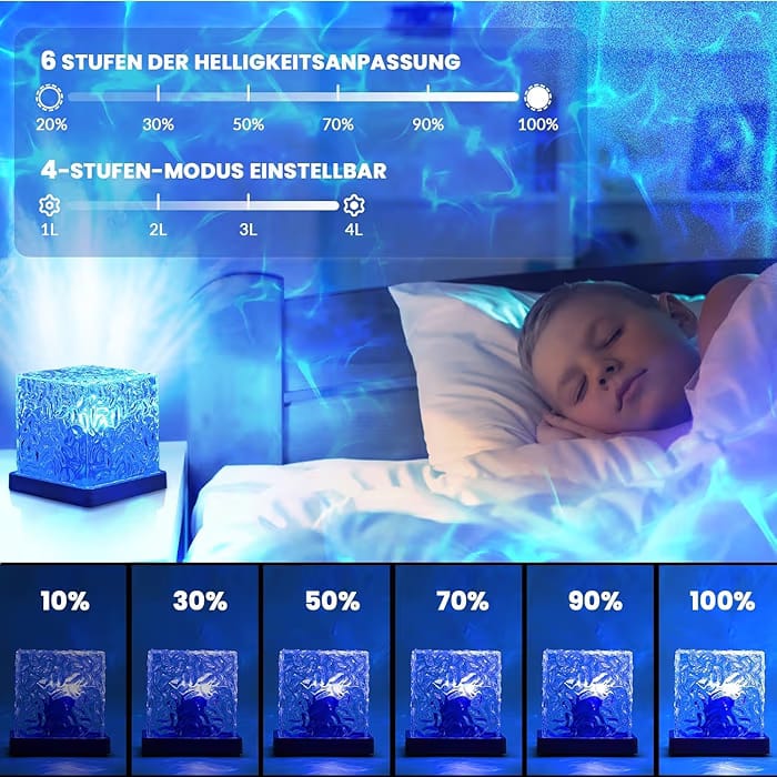 Ocean Wave Night Light Projector Lamp