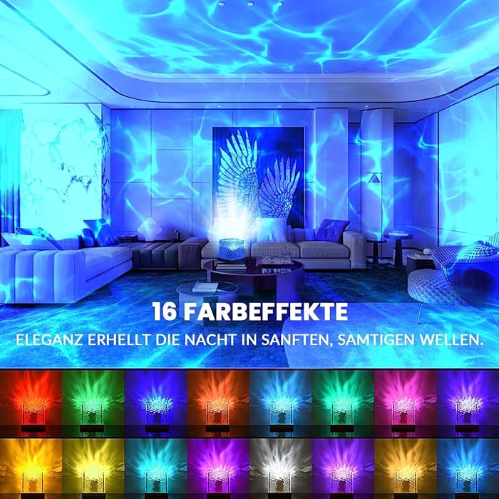 Ocean Wave Night Light Projector Lamp