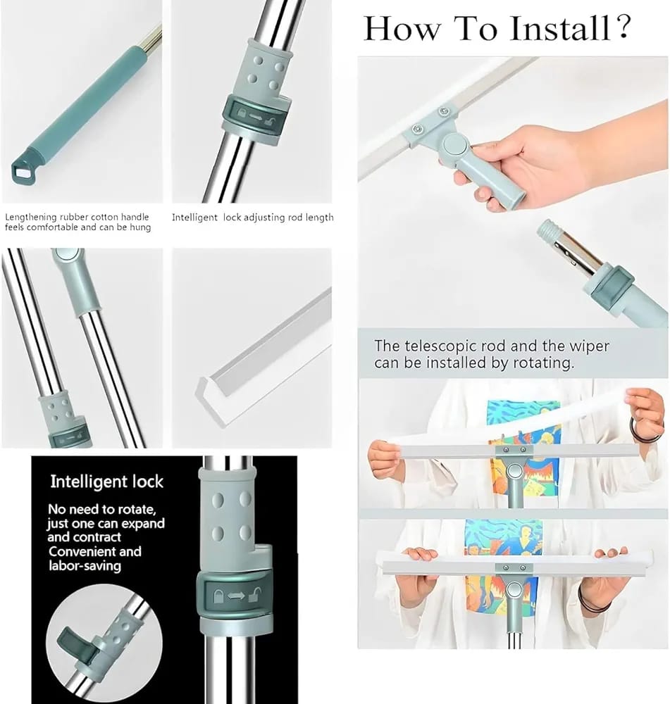 Stainless Steel Slim Floor Wiper